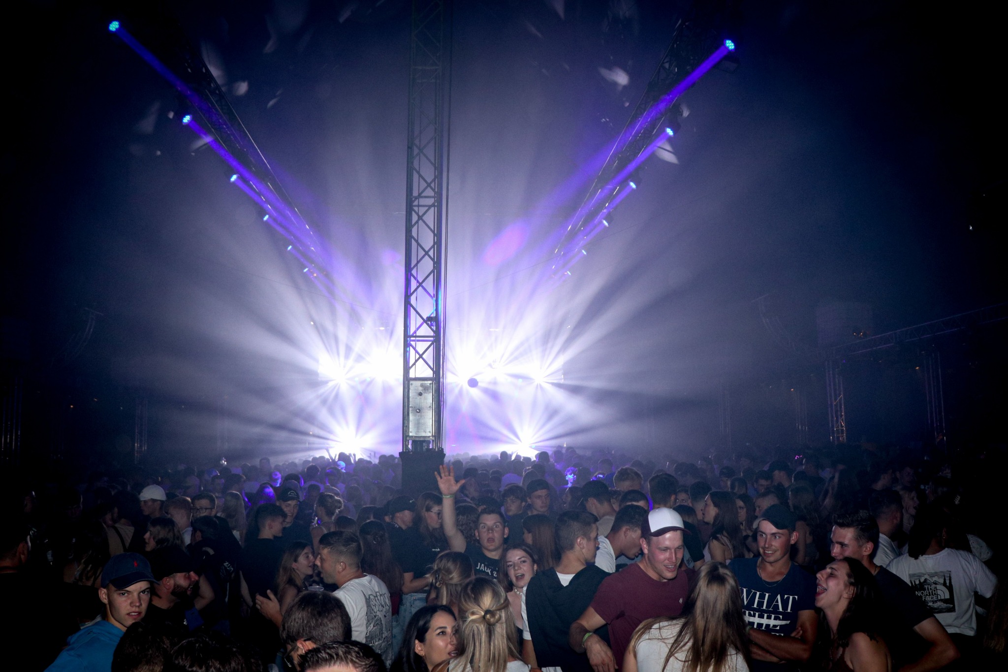 Party und Lichtshow