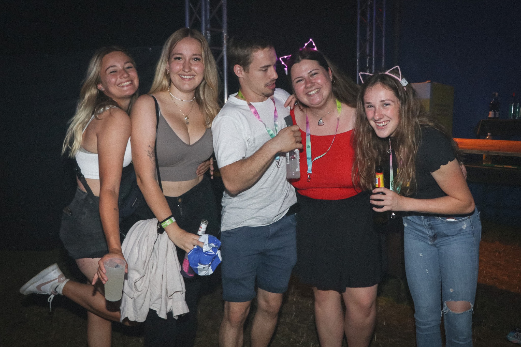 Gäste am Hueb Fest