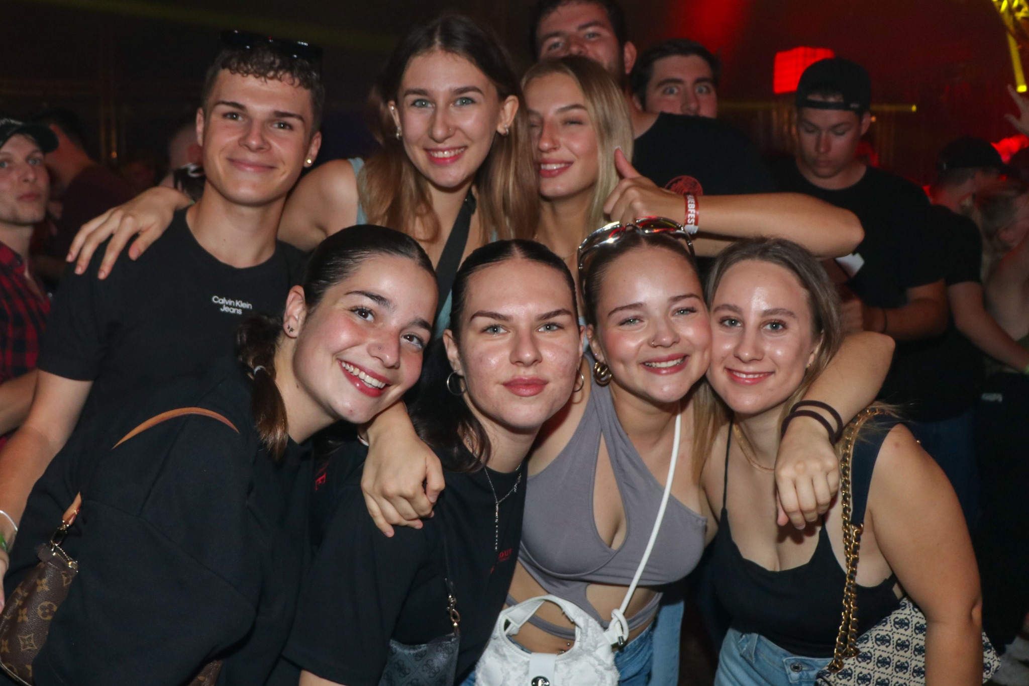 Gäste am Hueb Fest